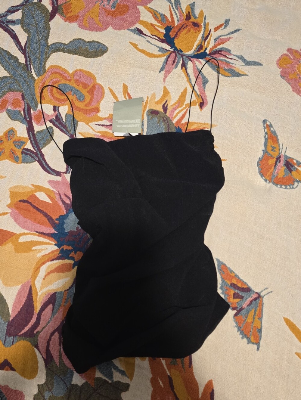 H&M Black Spaghetti Strap Tank Top